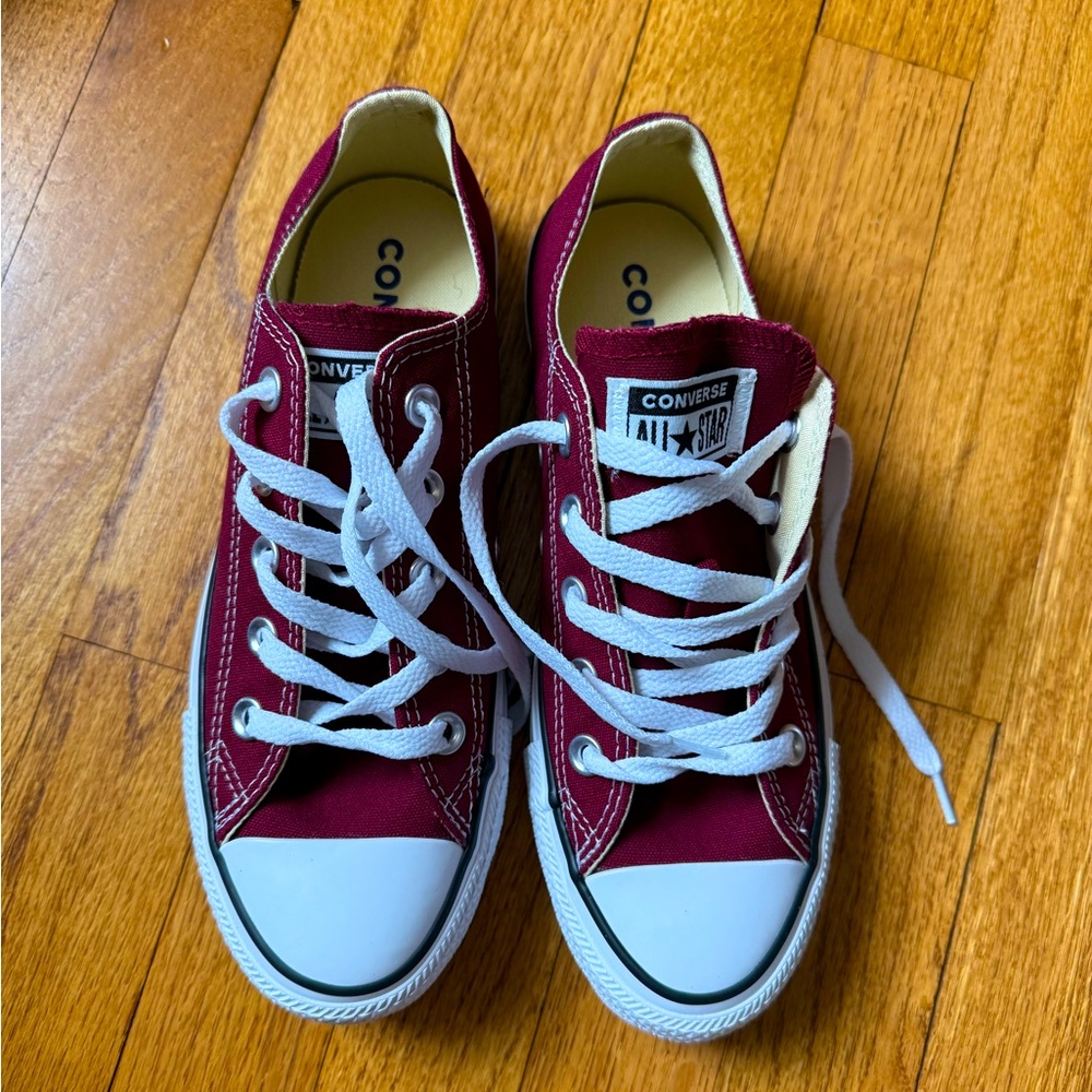Converse All Star Ox, maroon, unisex mens 4, womens 6